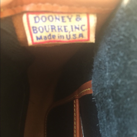Dooney & Bourke purse vintage excellent condition black tan - Picture 7 of 8